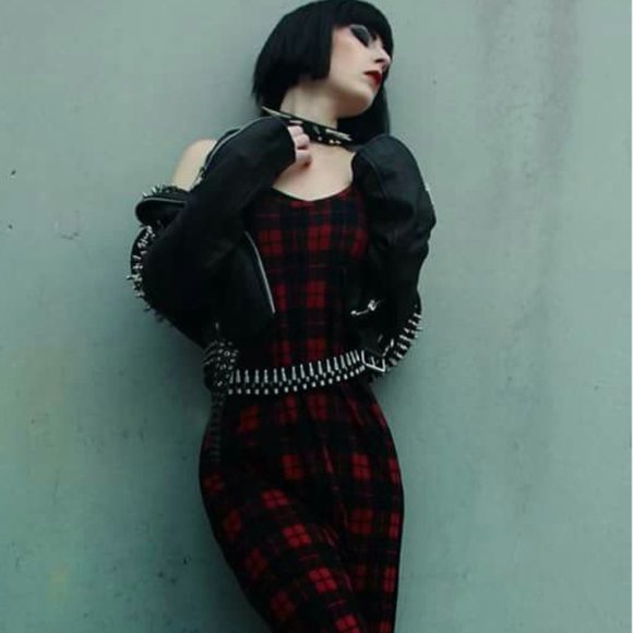 Killstar Dresses & Skirts - KILLSTAR Tartan Grunge Maxi Dress